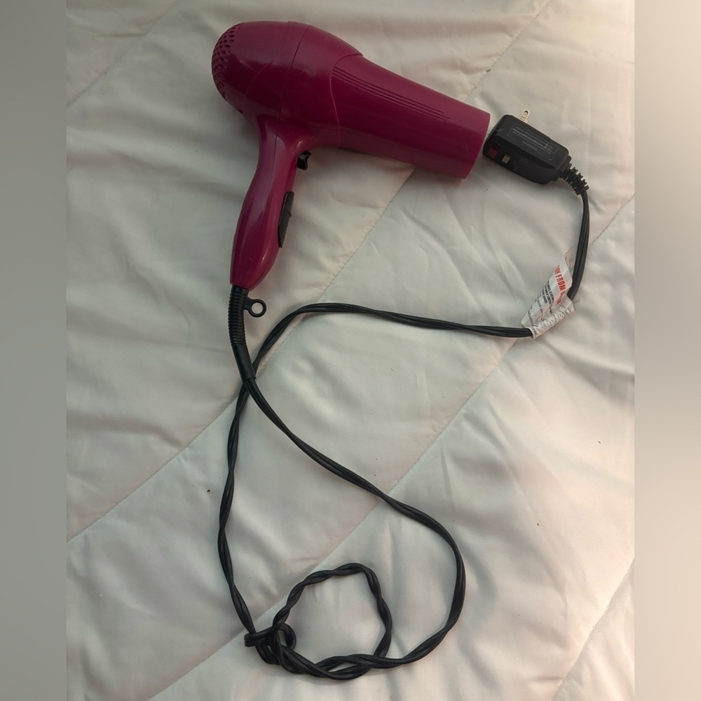 Pink Hair Dryer unbranded- tested and works